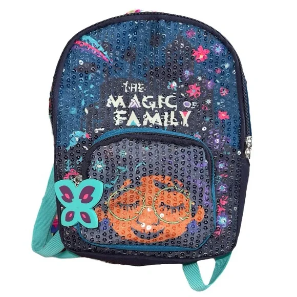 Disney Encanto magic family sequined little girl backpack