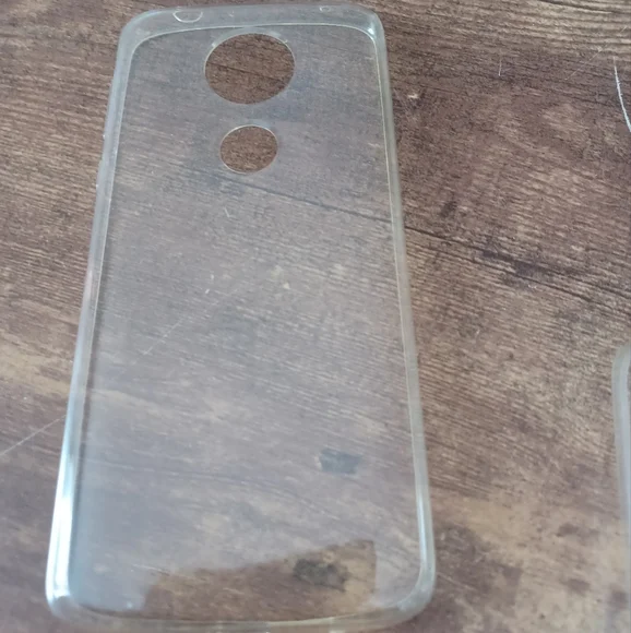 Clear silicone phone case