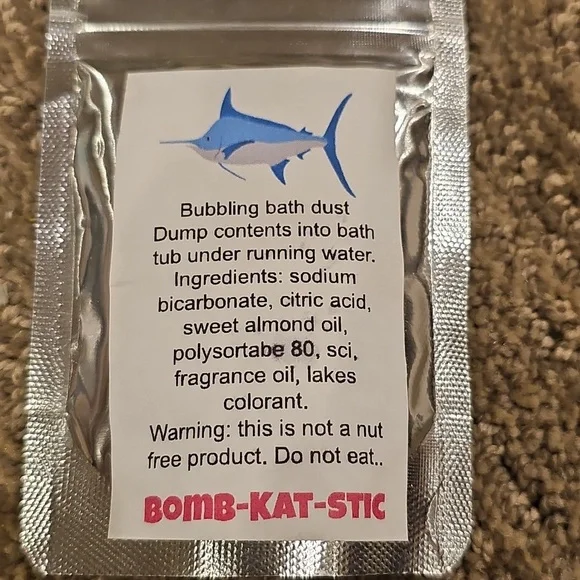 Bubbling bath dust! 21 Pouches