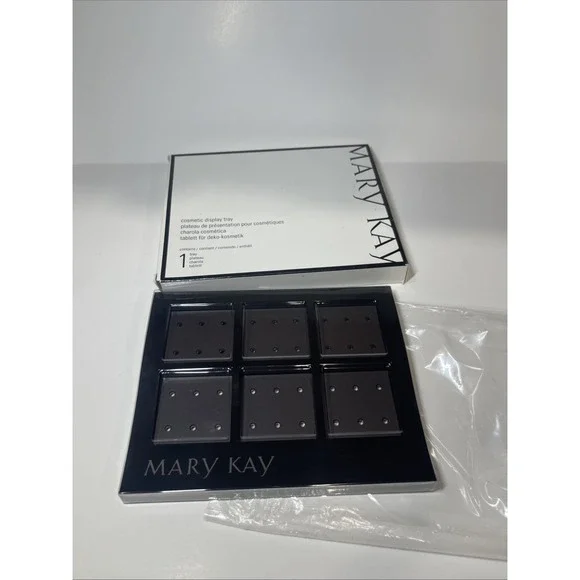 Mary Kay Empty Black Cosmetic Display 1 Tray Palette
