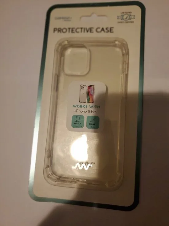 NEW GOMOVI BY VIVITAR CLEAR PROTECTIVE CASE IPHONE 11 PRO MOV80011PL NEW WORK