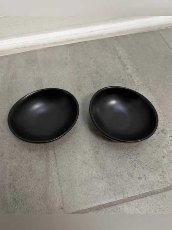 Crate&Barrel Mini Black Bowls
