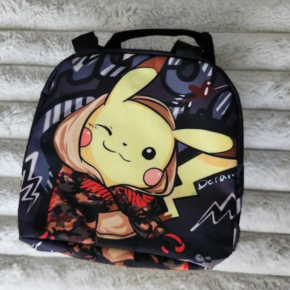 Pikachu Graphic Lunchbox Pokemon Kids Lunchbag