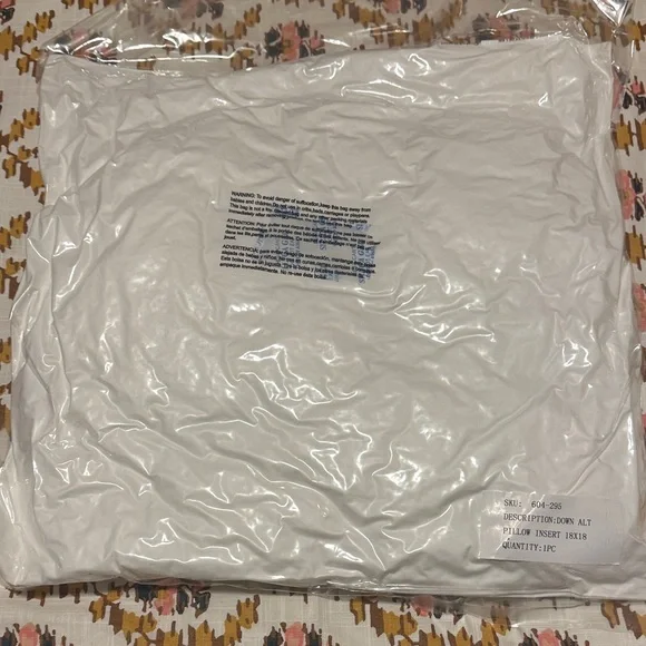 Crate&Barrel White Pillow Insert