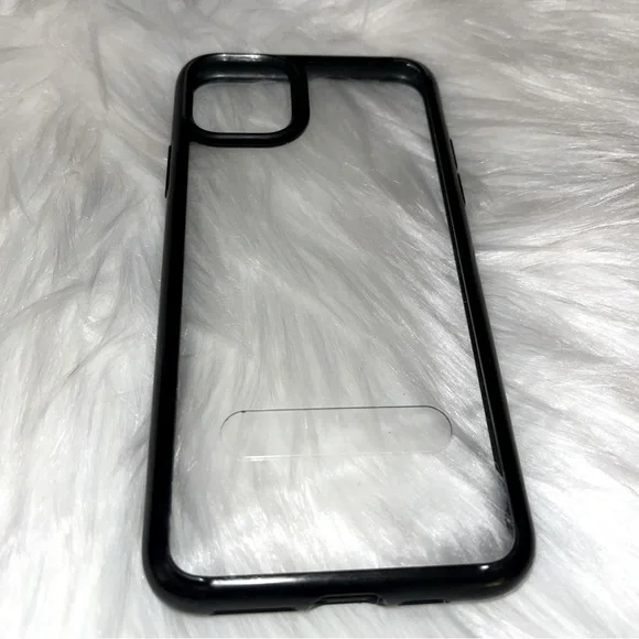 iPhone 11 Pro Max clear and black cover