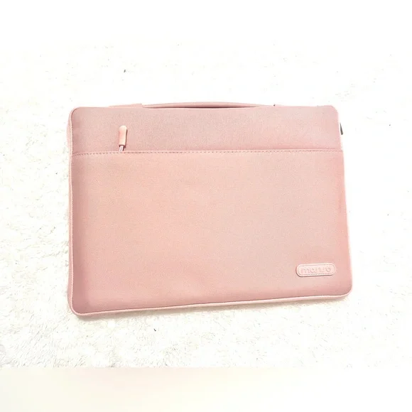 MISISO Laptop Case Pink Cover Sleeve 13 Inches Casing Keypad Cover Webcam Cover