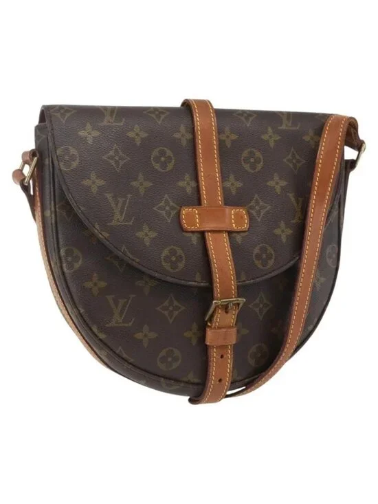 Authentic LOUIS VUITTON Monogram Chantilly GM Shoulder Bag M51232 LV