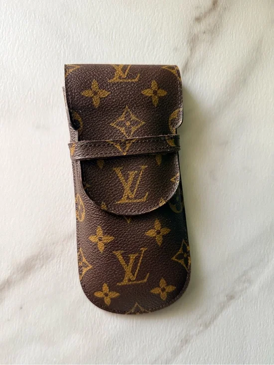 Louis Vuitton Monogram Sunglass/Eyeglass Case Authentic