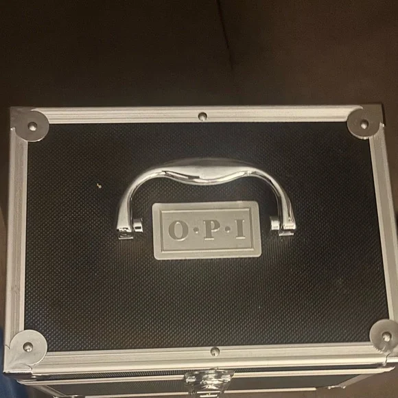 OPI Black and Silver Storage Case