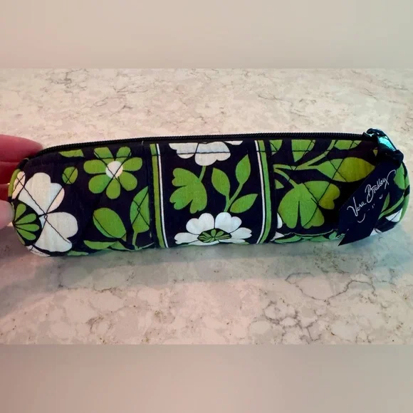 NWOT Vera Bradley Zippered Cosmetic Bag - Lucky You Collection