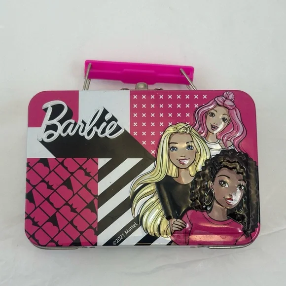 Barbie Hot Pink and Black Graphic collectors tin