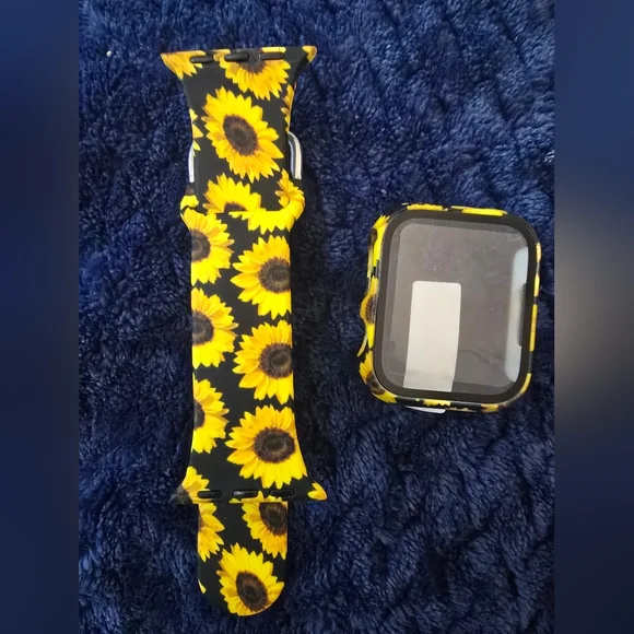 Sunflower Pattern Smartwatch Band and Case 40mm
