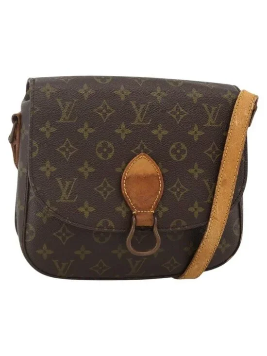 Authentic LOUIS VUITTON Monogram Saint Cloud GM Shoulder Bag M51242 LV