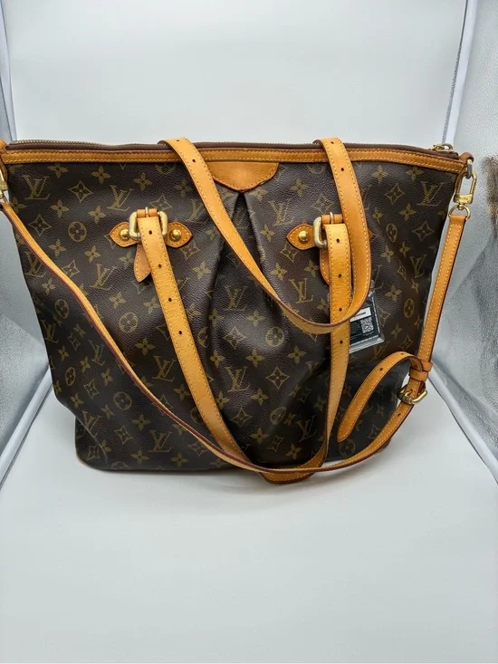 Louis Vuitton Palermo GM Monogram Canvas Shoulder with strap and COA