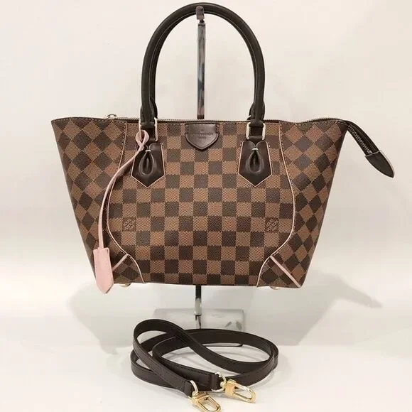 Louis Vuitton Caissa PM Damier Ebene Canvas Tote | Like New Condition