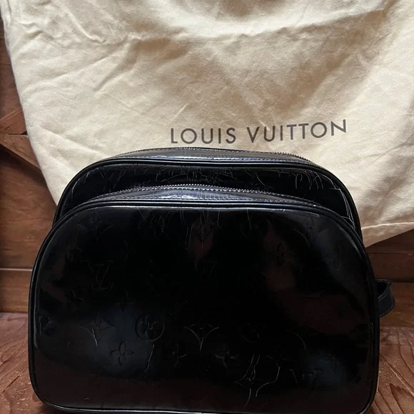 VTG Louis Vuitton Black Backpack Bag