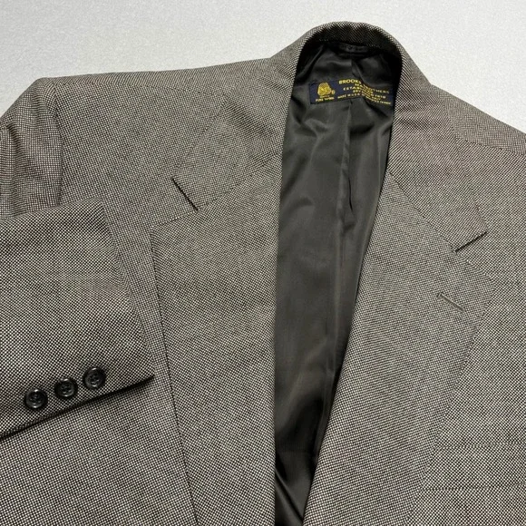New Brooks Brothers Men Wool‎ Blazer Suit Jacket Classic Fit Sport Coat Size 42R