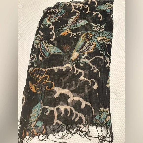 Lalaque silk scarf/ wrap