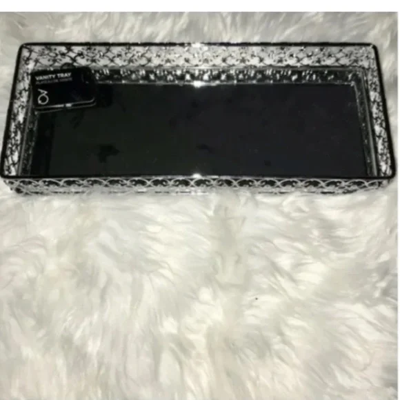 Silver Vanity Tray | Silver Mirror Tray
