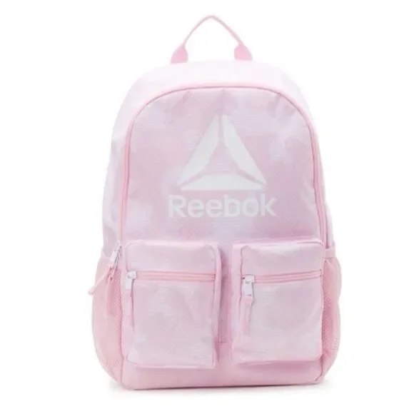 Reebok Girl's Sienna Rose Pink Camouflage Laptop School Backpack