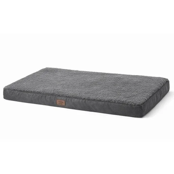 Bedsure XL Orthopedic Dog Bed 44x32 Dark Grey Waterproof Washable