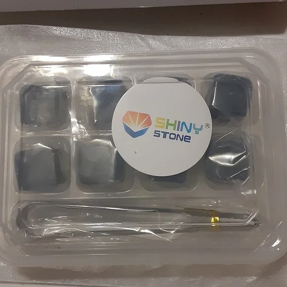 Whiskey Stones & Tongs Set