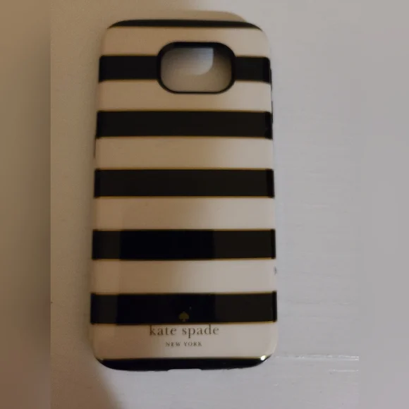 Black and White Striped Kate Spade Phone Cover