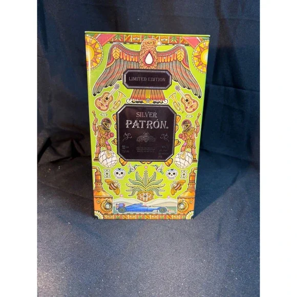 Patron‎ Silver Tequila Limited Edition 2023 Sergio Checo Perez F1 Heritage Tin