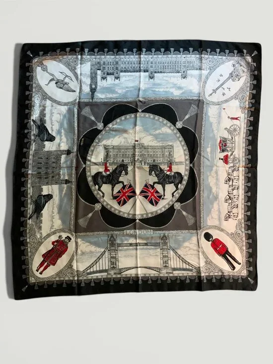 London silk scarf