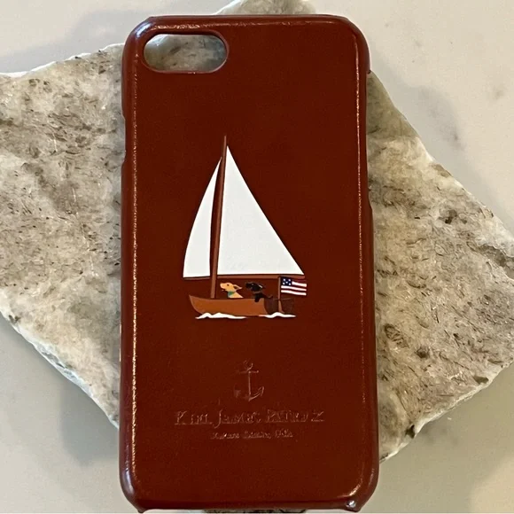NWOT Kiel James Patrick Leather iPhone case