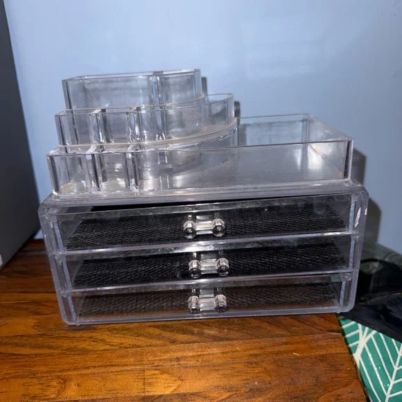 Clear Acrylic Makeup Organizer