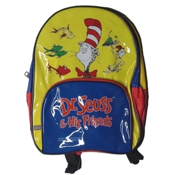 Dr. Seuss & His Friends Colorful Backpack bag