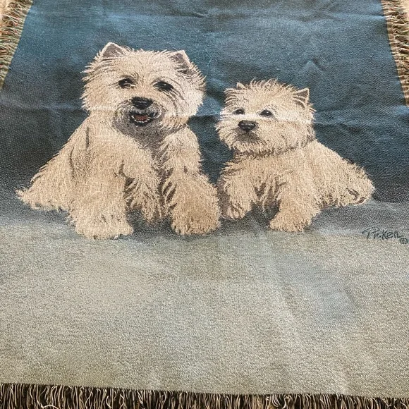 West Highland (Westie) throw