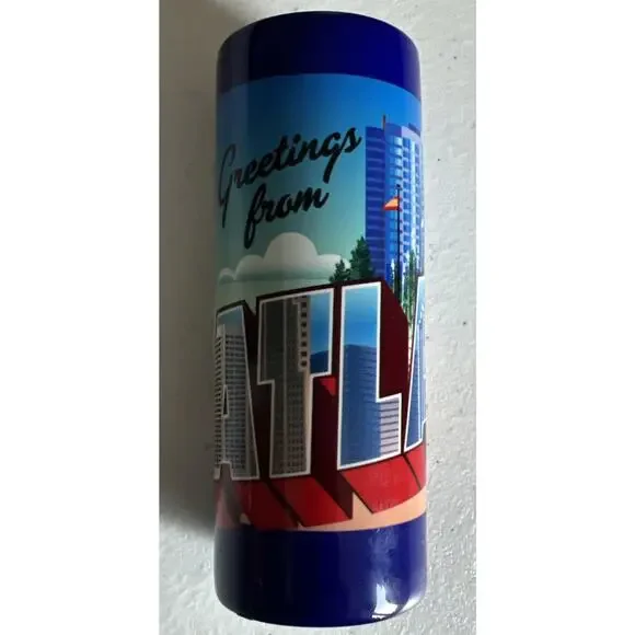 New Atlanta Georgia Tall Shot Glass Souvenir CNN