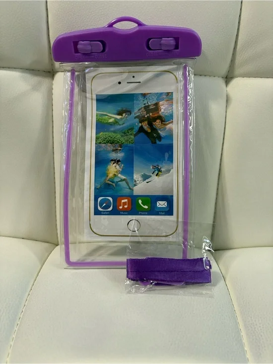 Universal Waterproof Phone Pouch - Purple