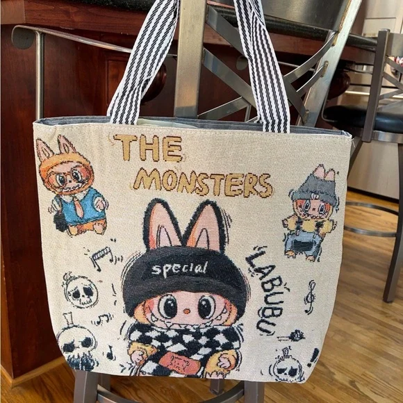 Labubu The Monsters Tote Bag