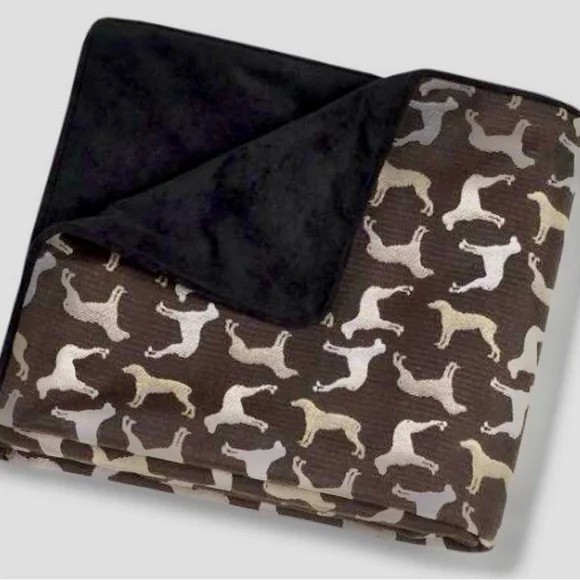 Rare hard to find William Wegman designed weimaraner Crypton throw over NWT