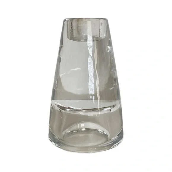 Crate & Barrel Clear Glass Votive Candle Holder