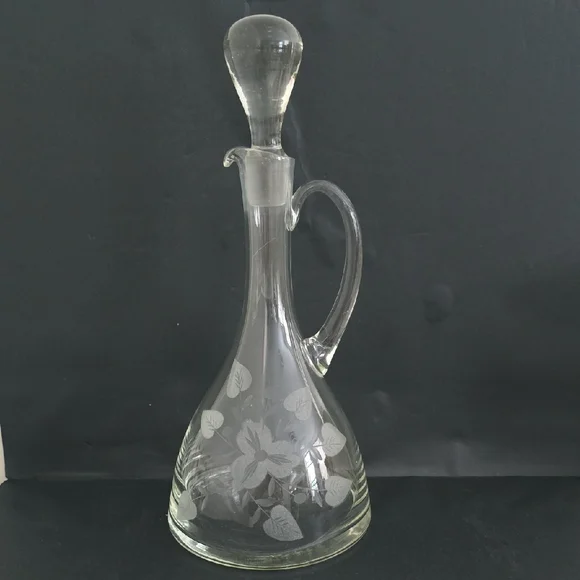 Vintage Decanter With Handle