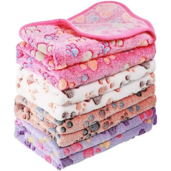 1 Pack PET Blanket, Soft Puppy Blankets Fleece Flannel (41