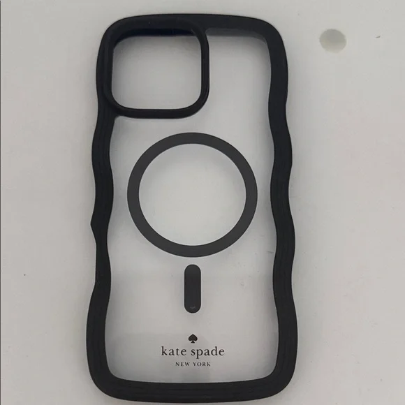 kate spade Clear Black MagSafe-Compatible Phone Case