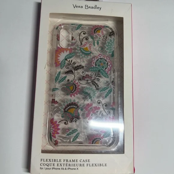 iPhone Xs & X Vera Bradley pink Paisley phone case
