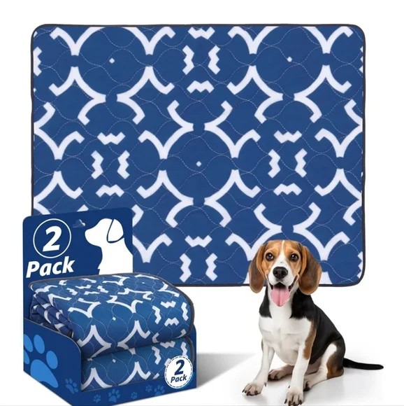 18X24 SUPER ABSORBENT Washable Dog Pee Pads 2 Pack
