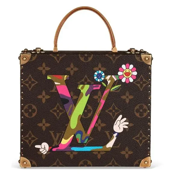 Louis Vuitton Murakami Jewelry Box Trunk MOCA Monogram Superflat Bag LV Hands