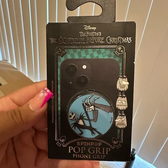 Disney The Nightmare Before Christmas Phone Grip - Black and Blue