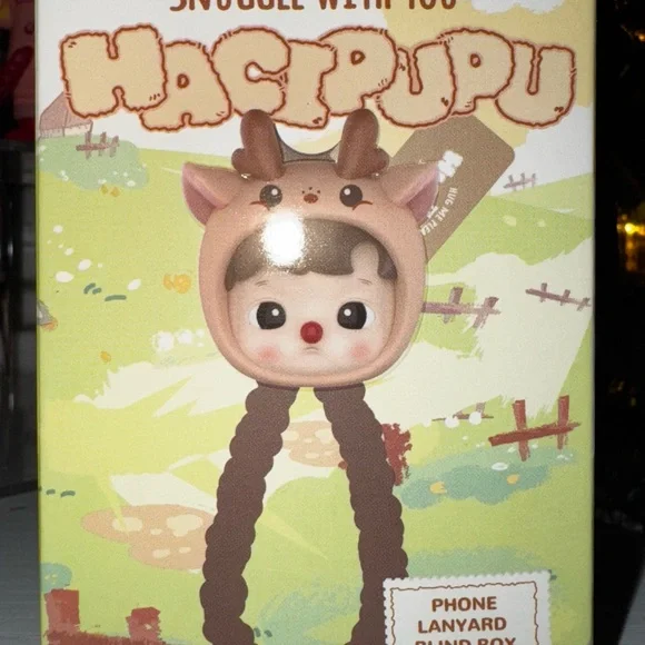 HACIPUPU Snuggle With You - Phone Lanyard- Sealed Box - LUCKY PUPPY design