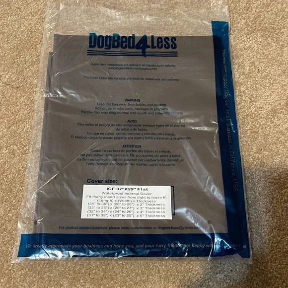 Waterproof dog bed cover