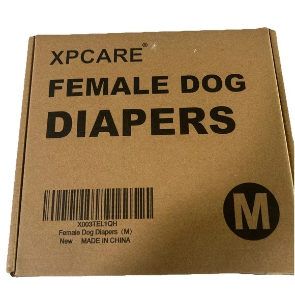 XPCARE Female Dog Diapers 4 Pack medium Washable & Reusable *NEW*