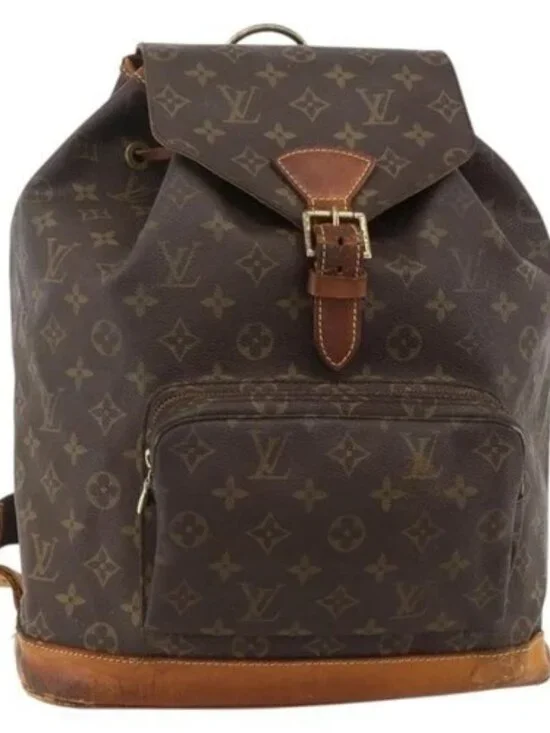 LOUIS VUITTON Monogram Montsouris GM Backpack M51135 LV Auth YKZ1231