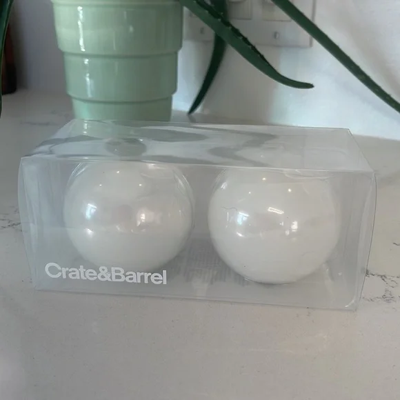 Crate & barrel orb candles